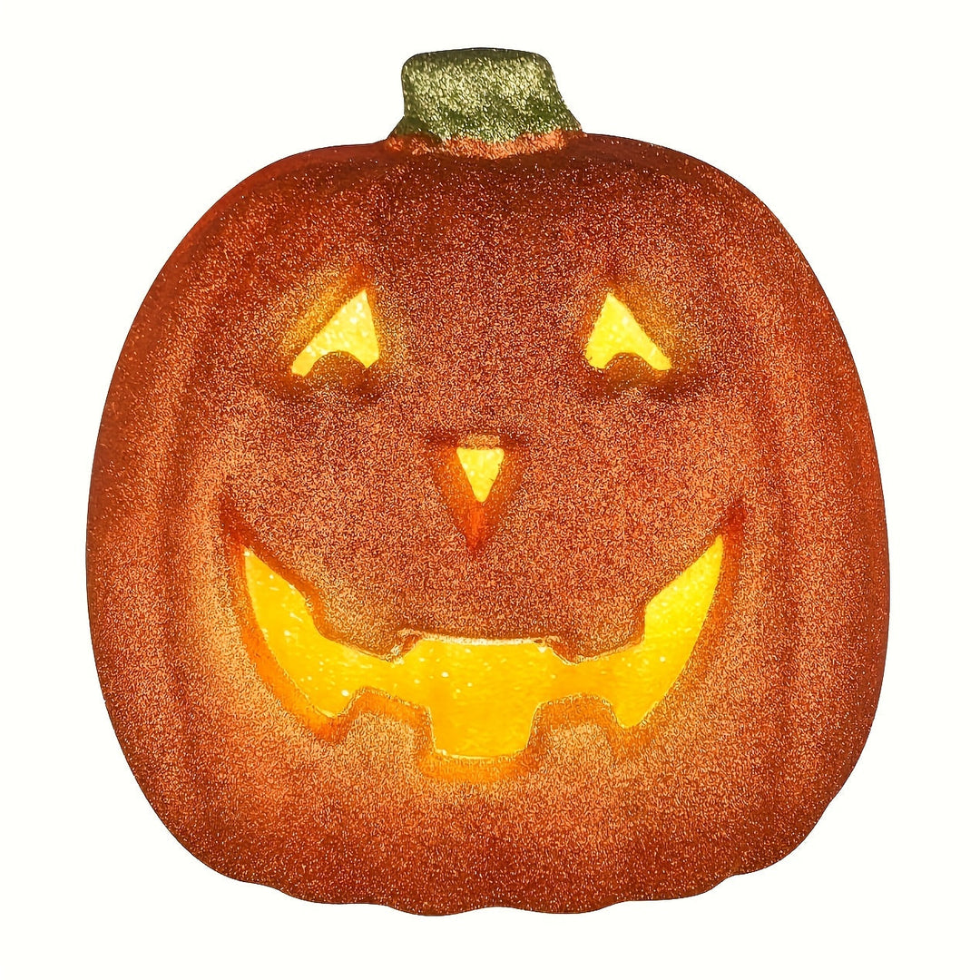 Calabaza de Halloween luminosa - decoración iluminada para uso interior y exterior