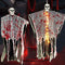 Decoración de Halloween LumiCreepy - esqueleto fantasma iluminado para colgar con efecto sangriento