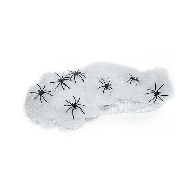 Pânză de păianjen de Halloween cu păianjeni - se poate extinde pentru interior/exterior