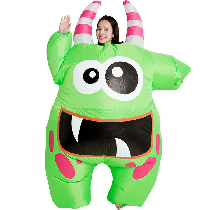 Alien inflable con ovni para niños - disfraz de Halloween original y divertido