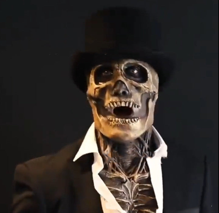 Mască de groază de Halloween pentru adulți - Clovn realist din vinil moale