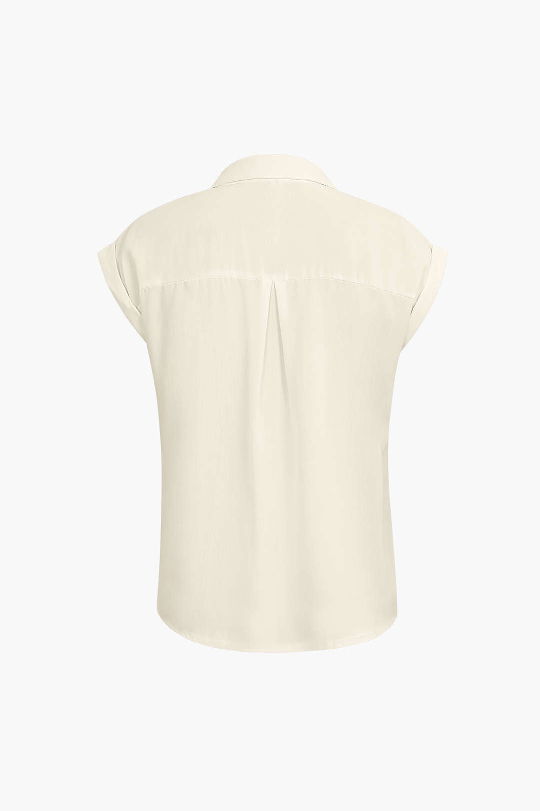Vittoria Women's Shirt | Minimalist shirt with knot below and rolled up sleeves