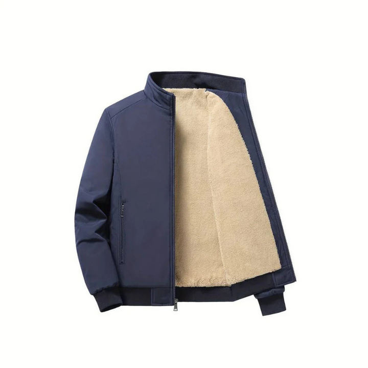 Herre Vinterjakke | Varm Jakke med Tykt For Ståhals Casual Design