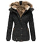 Quilted Winter Jacket for Women in Midi Length | Warm Padded Jacket with Hood