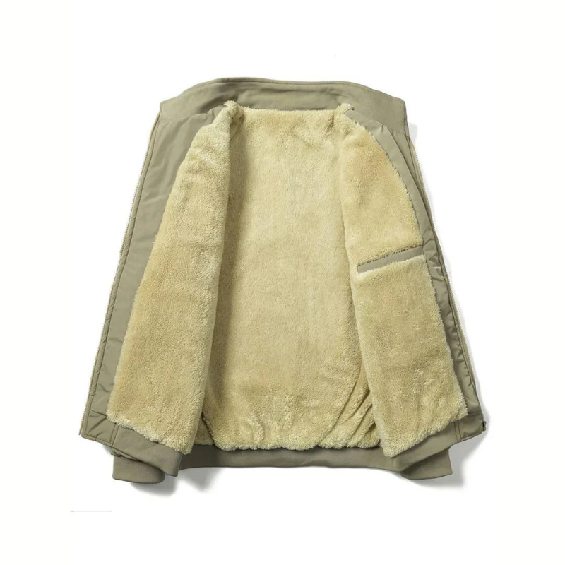 Herre Vinterjakke | Varm Jakke med Tykt For Ståhals Casual Design