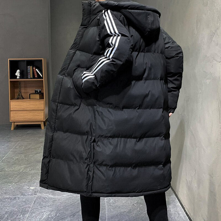 Herre Vinter Parka | Lang Jakke Vindtæt & Varm Loose Fit med Hætte