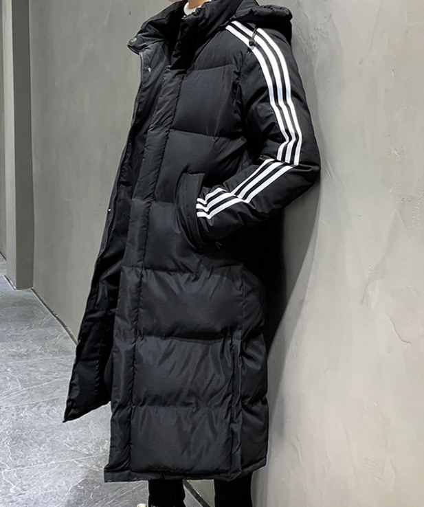 Herre Vinter Parka | Lang Jakke Vindtæt & Varm Loose Fit med Hætte