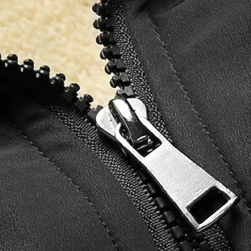 Herre Vinterjakke | Varm Jakke med Tykt For Ståhals Casual Design