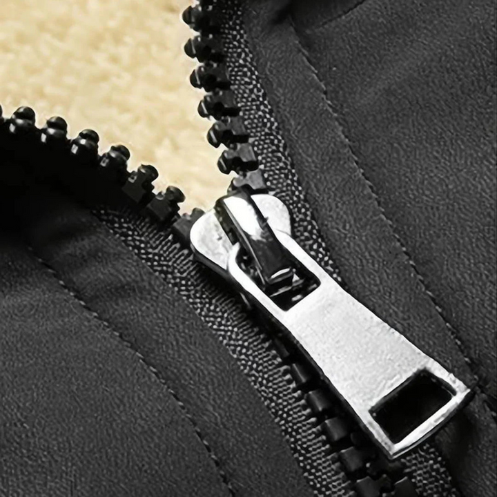 Herre Vinterjakke | Varm Jakke med Tykt For Ståhals Casual Design
