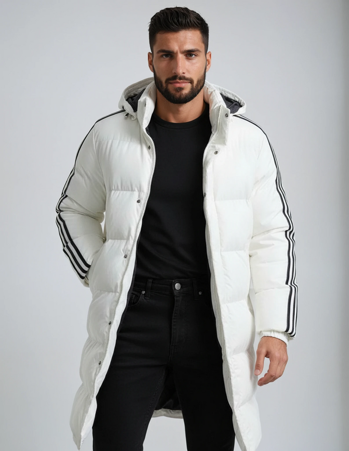 Herre Vinter Parka | Lang Jakke Vindtæt & Varm Loose Fit med Hætte