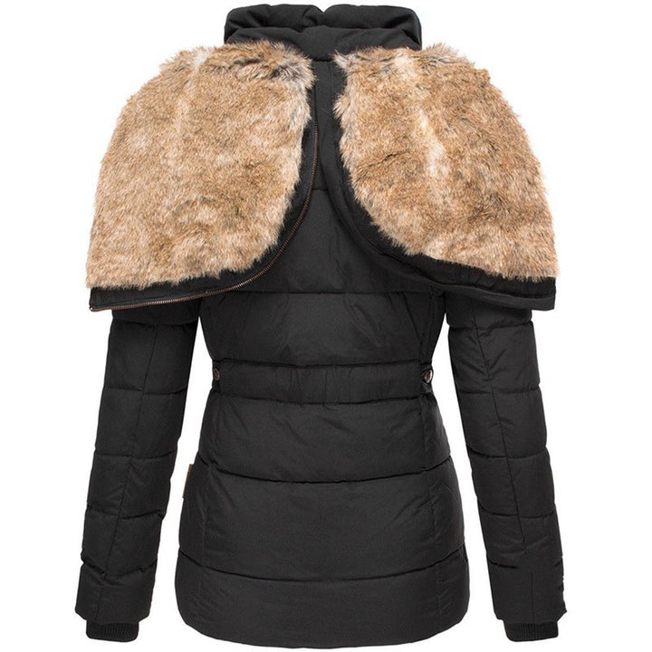 Quilted Winter Jacket for Women in Midi Length | Warm Padded Jacket with Hood