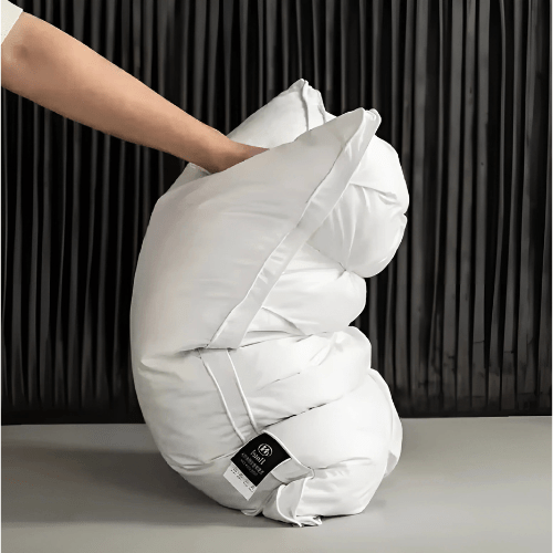 Travesseiro de penas de ganso Royalty | Conforto luxuoso e suporte ideal