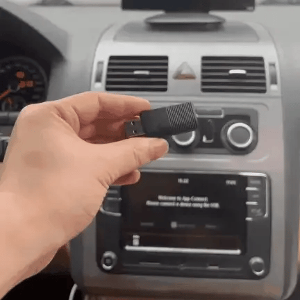 Langaton CarPlay-sovitin, yhteensopiva Applen ja Androidin kanssa | välitön plug & play -yhteys