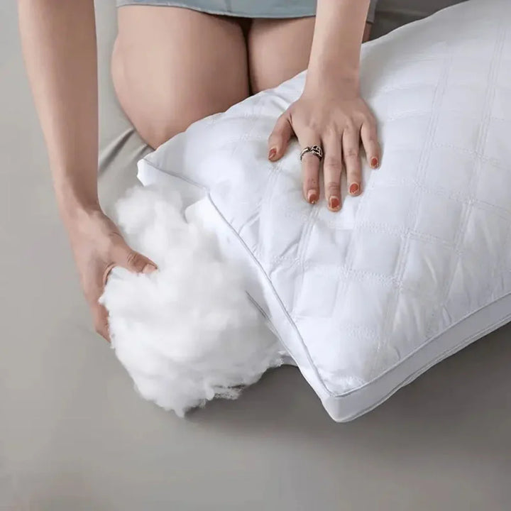 Almofadas macias hipoalergênicas | Conjunto com 2 almofadas de conforto para hotel com suporte para pescoço