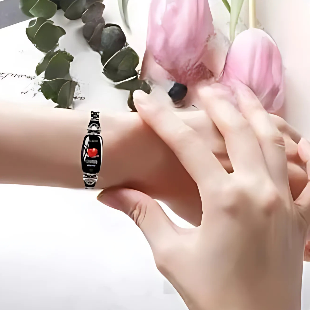 Chytré fitness hodinky pro ženy - elegantní náramek a zdravotní tracker