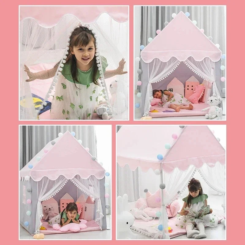Tenda Princesa Dreamworld | Parque de diversões mágico para crianças | Interno e externo