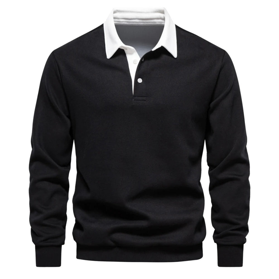 Mark Herre Sweater | Italiensk Kvalitet Tidløs Strik til Efterår