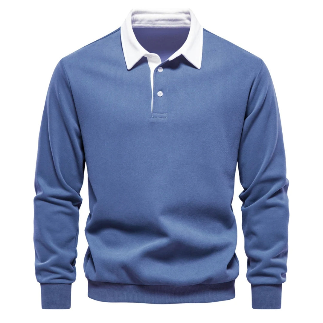 Mark Herre Sweater | Italiensk Kvalitet Tidløs Strik til Efterår