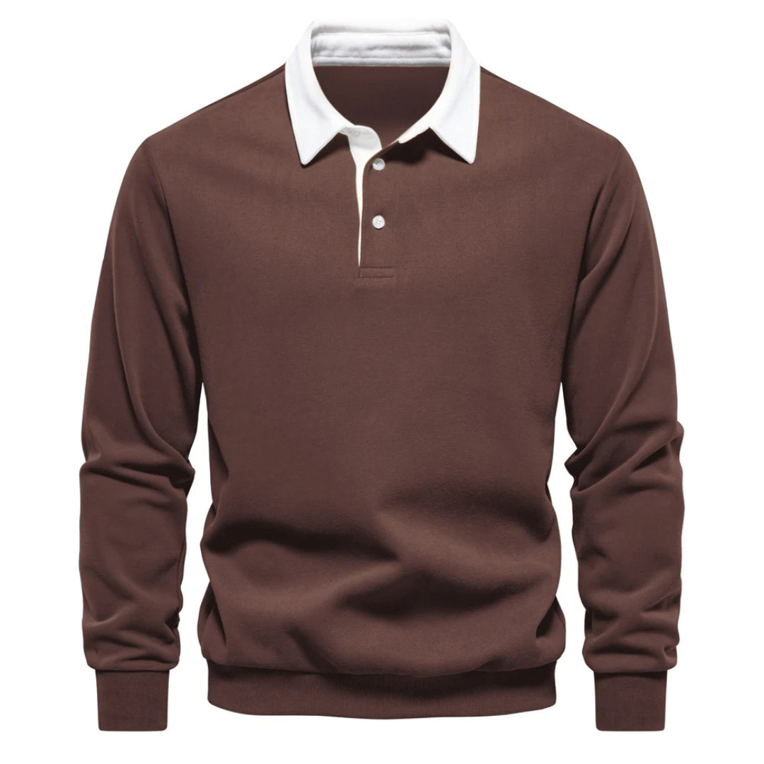Mark Herre Sweater | Italiensk Kvalitet Tidløs Strik til Efterår