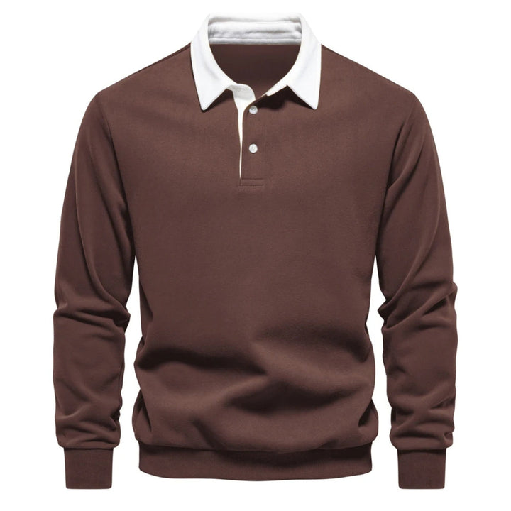 Mark Herre Sweater | Italiensk Kvalitet Tidløs Strik til Efterår