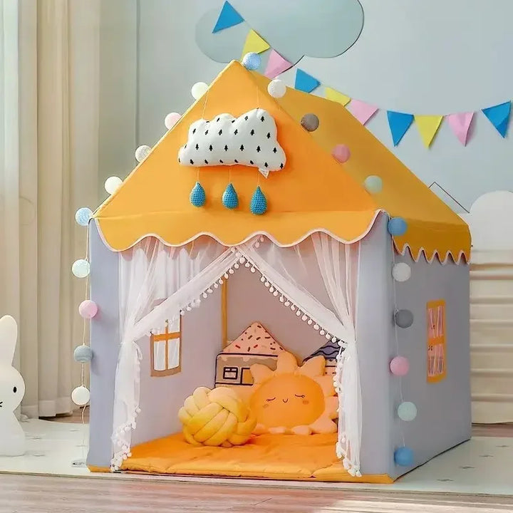Tenda Princesa Dreamworld | Parque de diversões mágico para crianças | Interno e externo
