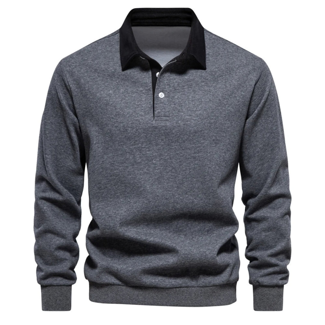 Mark Herre Sweater | Italiensk Kvalitet Tidløs Strik til Efterår