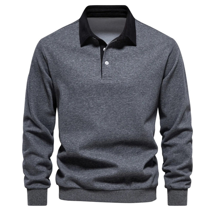 Mark Herre Sweater | Italiensk Kvalitet Tidløs Strik til Efterår