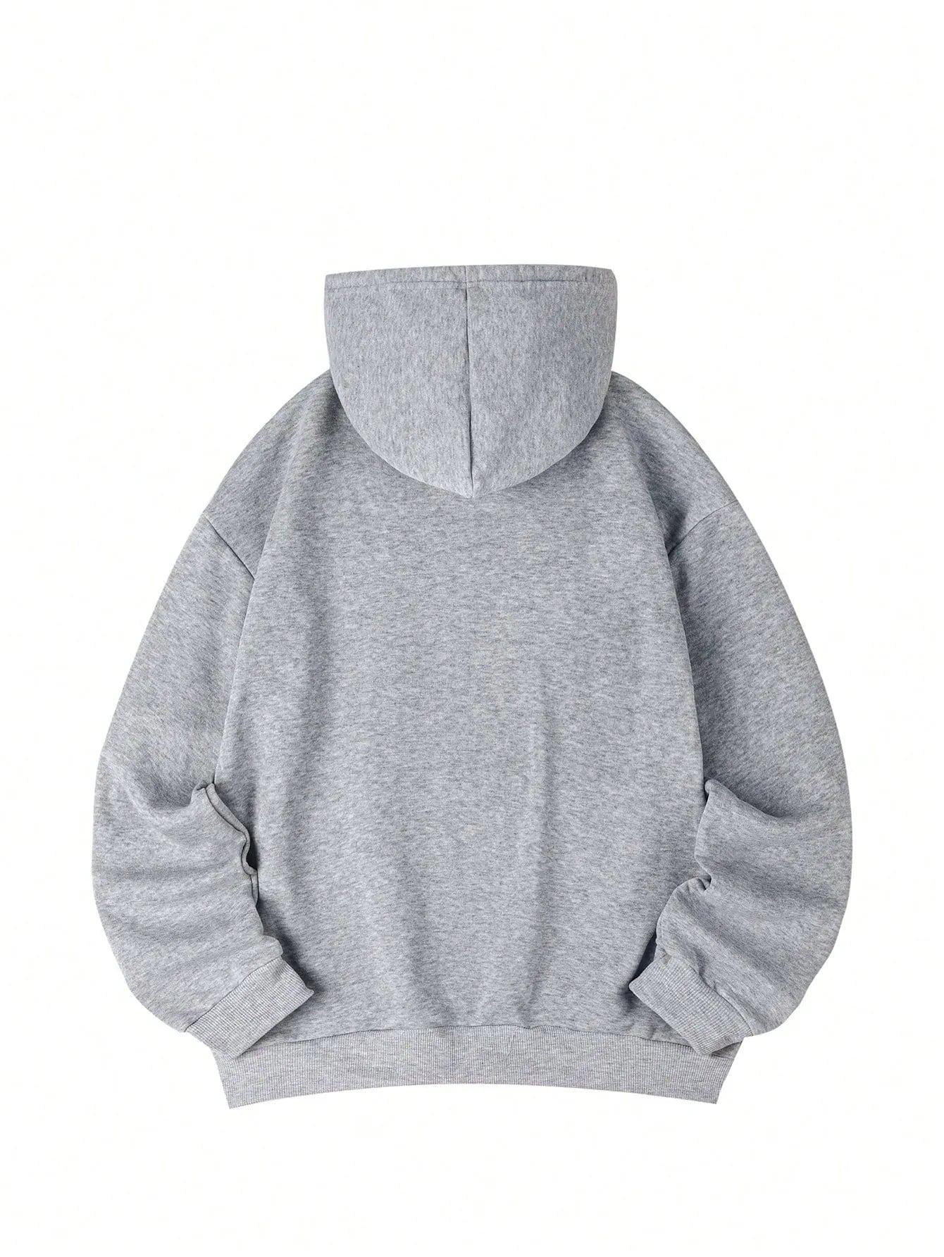 Sweat-shirt décontracté bleu avec imprimé lettres pour femmes