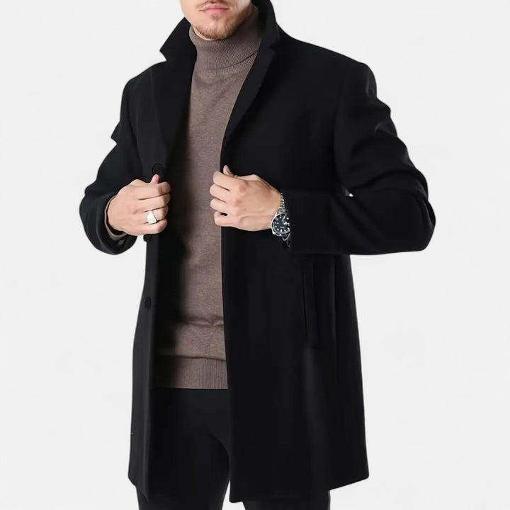 Herre Frakke | Klassisk Business Casual Trenchcoat til Vinter