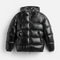 Chaqueta de forro polar extragrande para hombres | Acolchada, repelente al agua con capucha