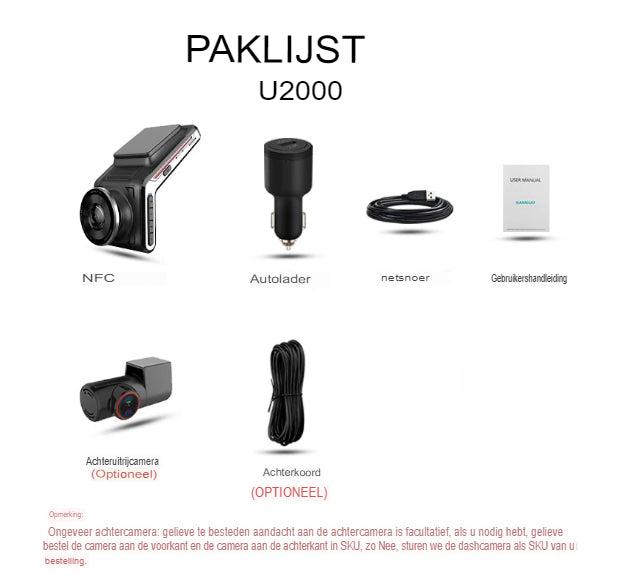 4K Dual Dash Cam Front and Rear – F1.8 Lens, Night Vision & 24/7 Parking Mode