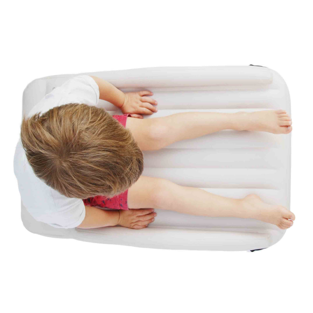 Colchão inflável infantil JetNap - cama portátil e confortável para viagem
