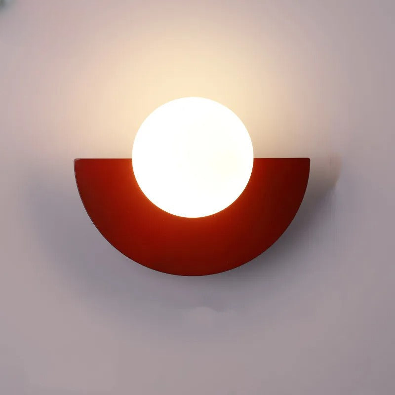 Summit - Nordic Semi -Circular Wall lamp
