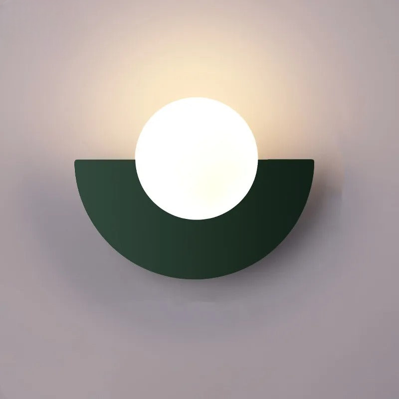 Summit - Nordic Semi -Circular Wall lamp