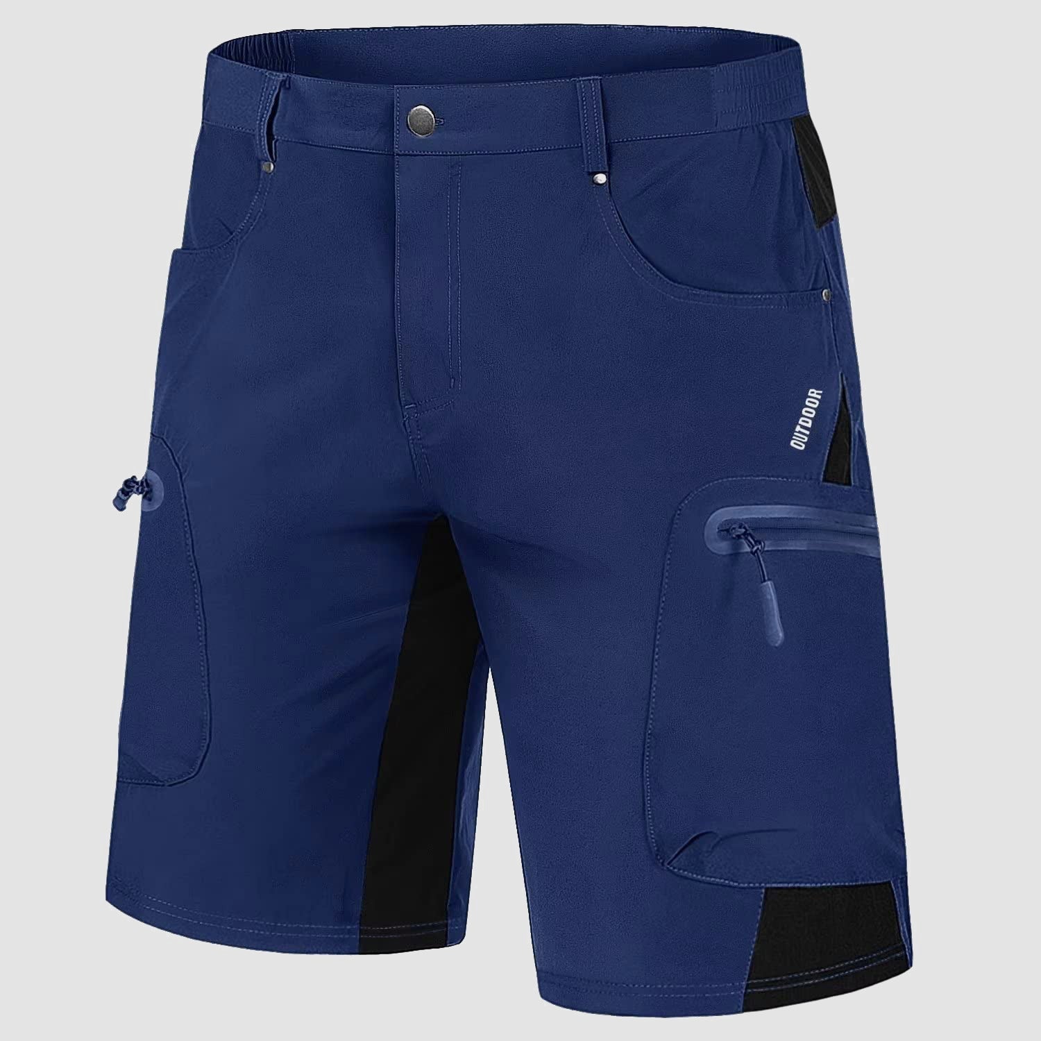Kraťasy cargo po kolena s kapsami na zip pro muže