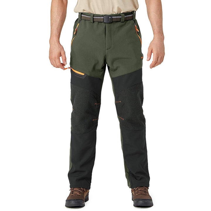 Ski pants | Water-repellent and fleece-lined hiking pants for men