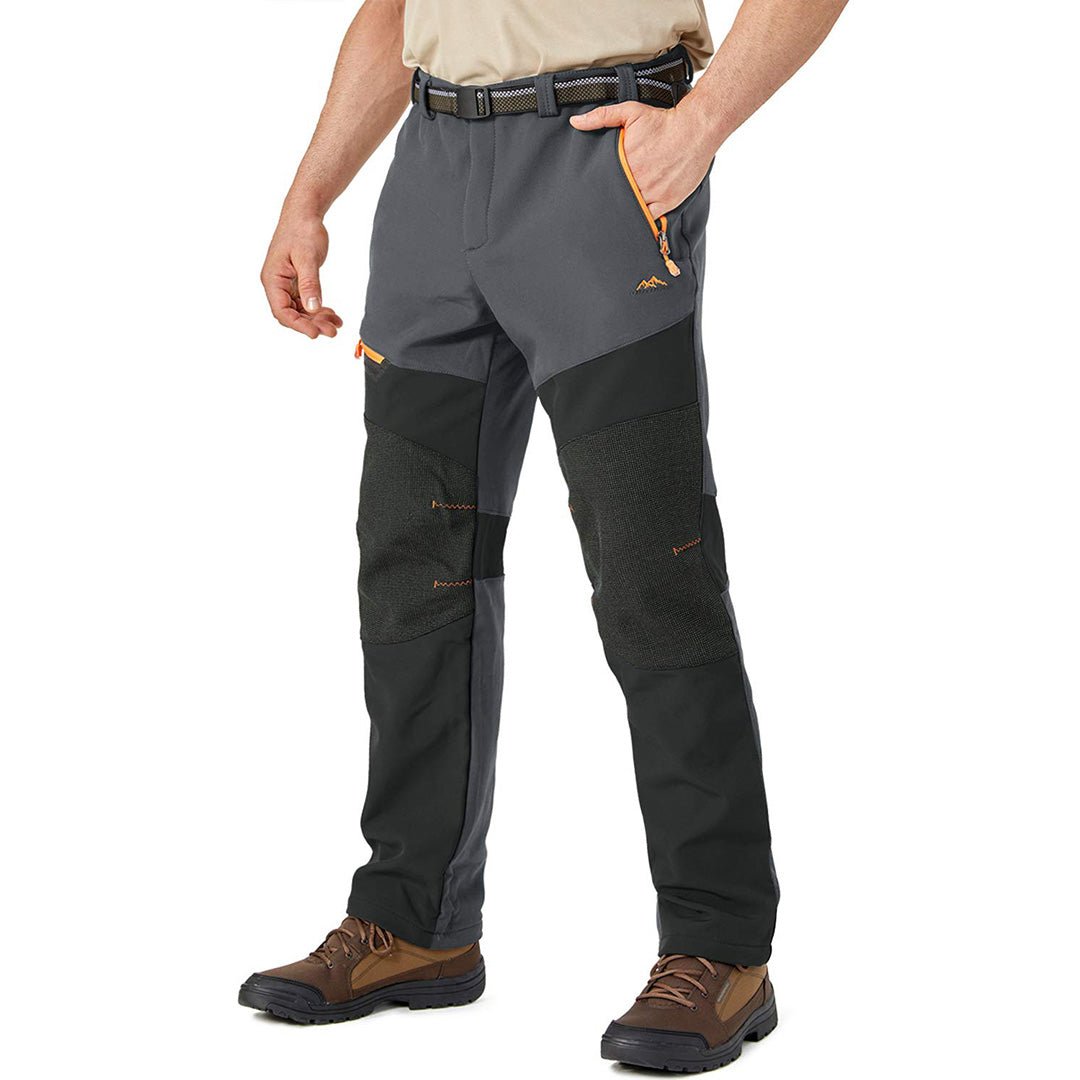 Ski pants | Water-repellent and fleece-lined hiking pants for men