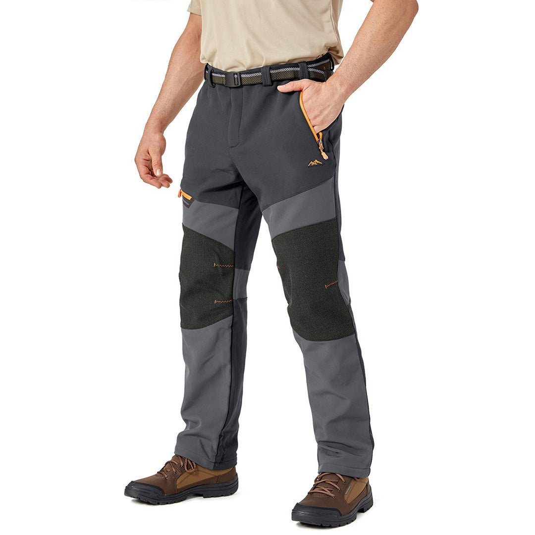 Ski pants | Water-repellent and fleece-lined hiking pants for men
