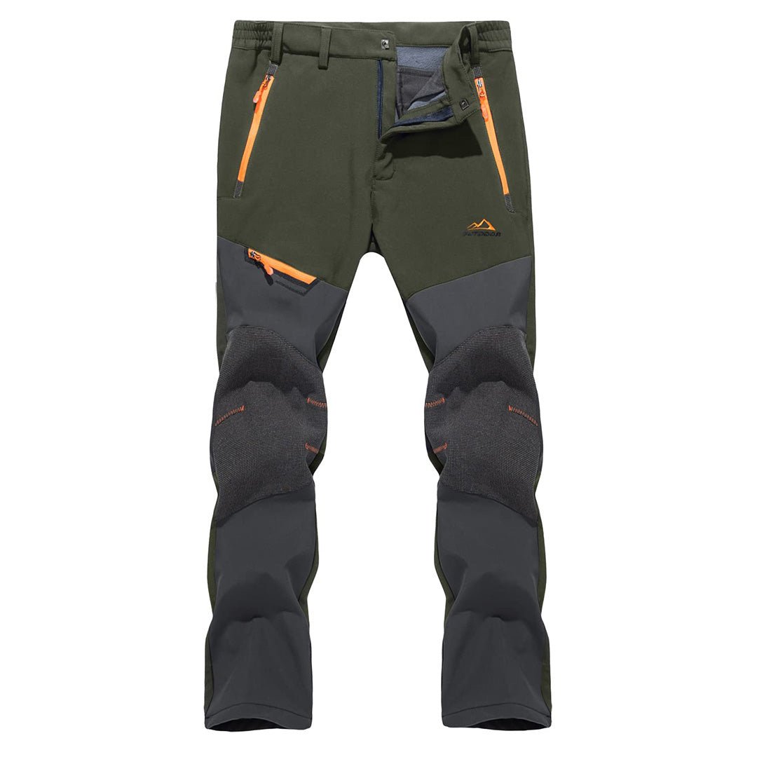 Ski pants | Water-repellent and fleece-lined hiking pants for men