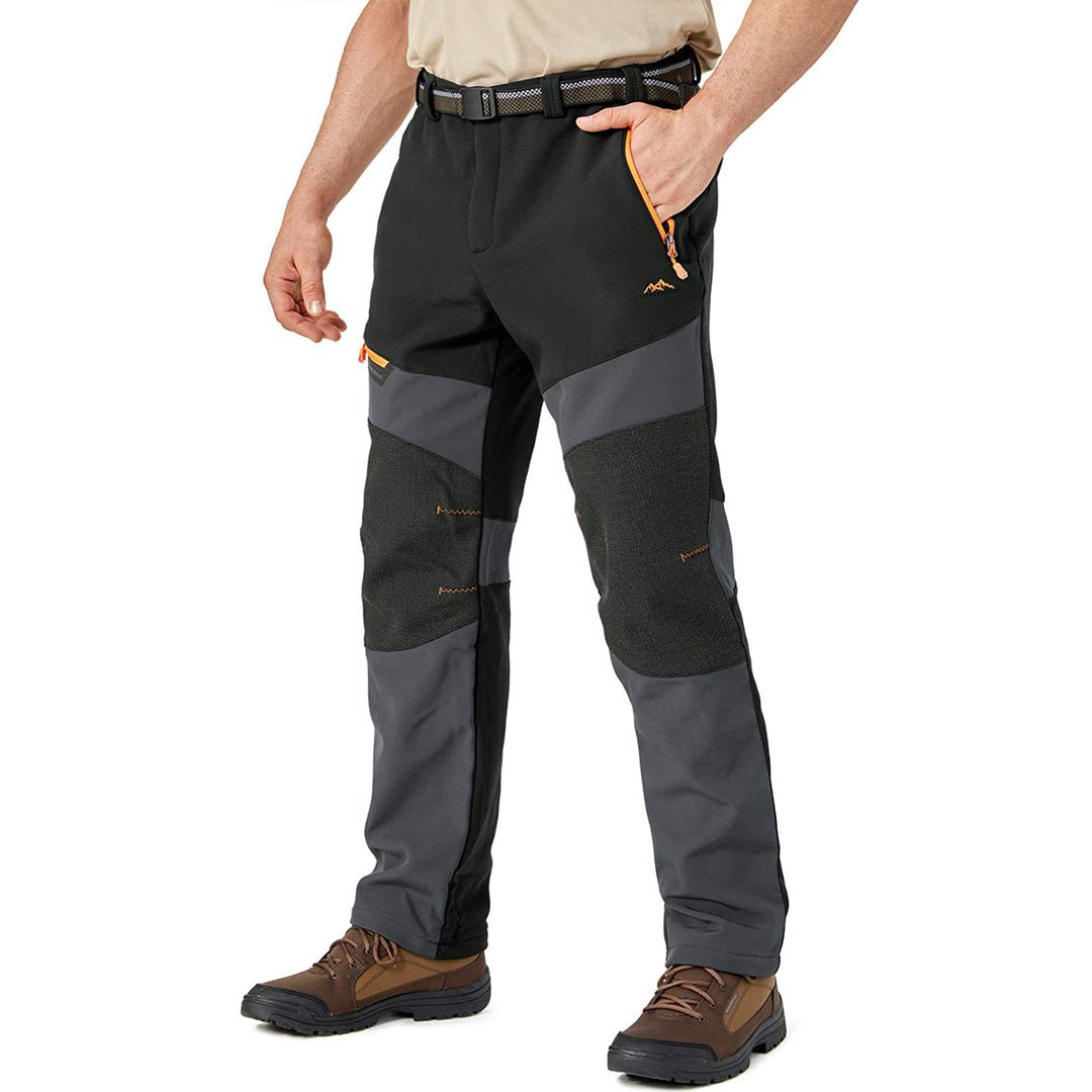 Ski pants | Water-repellent and fleece-lined hiking pants for men