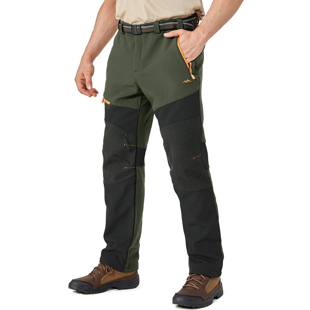 Ski pants | Water-repellent and fleece-lined hiking pants for men