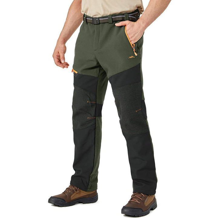Ski pants | Water-repellent and fleece-lined hiking pants for men