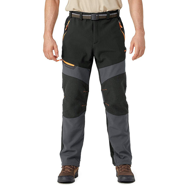 Ski pants | Water-repellent and fleece-lined hiking pants for men