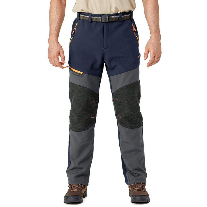Ski pants | Water-repellent and fleece-lined hiking pants for men