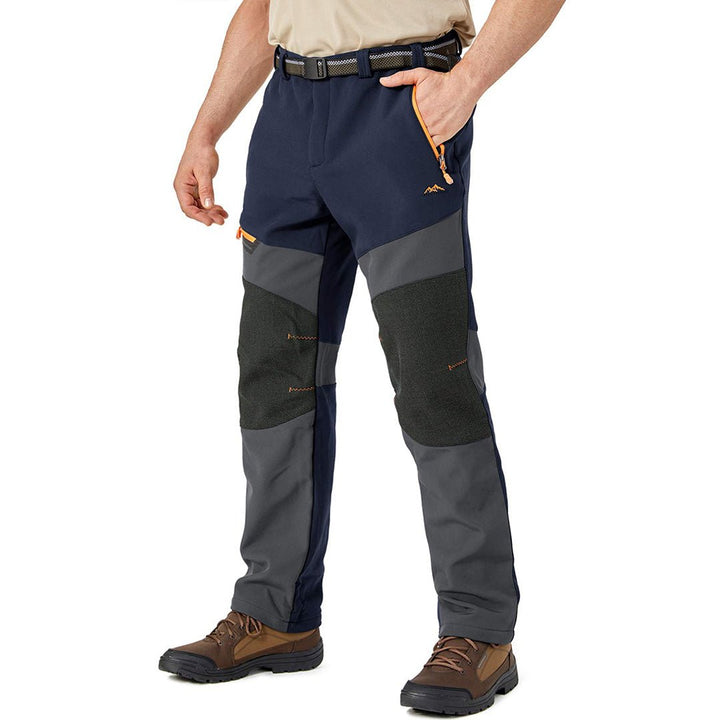 Ski pants | Water-repellent and fleece-lined hiking pants for men