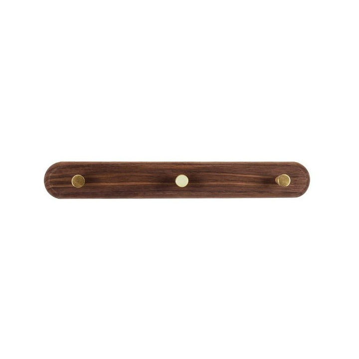 LignaHook Wood & Brass Wall Coat Rack | Minimalist and elegant design