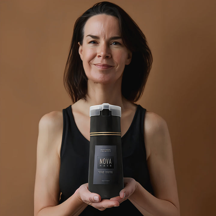 Shampoo de cor natural | cabelo brilhante e cor duradoura