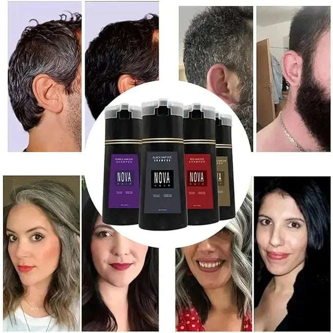 Shampoo de cor natural | cabelo brilhante e cor duradoura