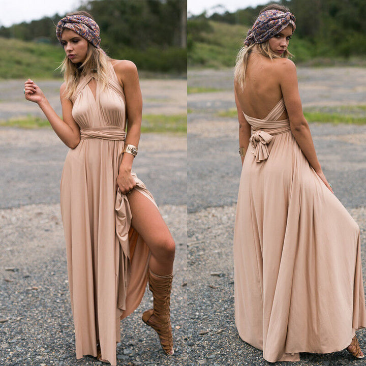 Isla Lange mekot naisille | Eleganssi & Krage Halter