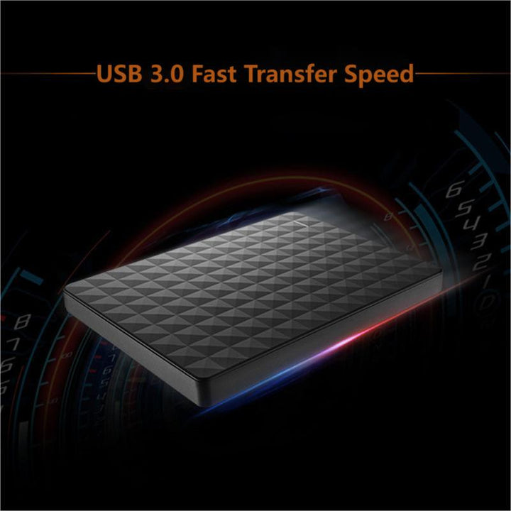 DataCore 1 TB külső merevlemez - ultravékony, nagysebességű USB 3.0, Windows/Mac/Linux-kompatibilis